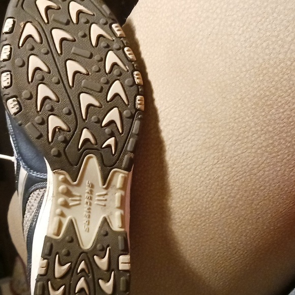 Sketchers S Sport “Gabie” women’s blue & grey memory foam sneakers size 8.5 - Picture 7 of 9